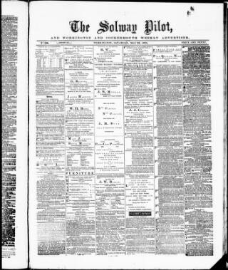 cover page of Workington Free Press and Solway Pilot published on May 22, 1875