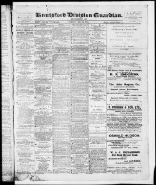 cover page of Knutsford Guardian published on May 30, 1911
