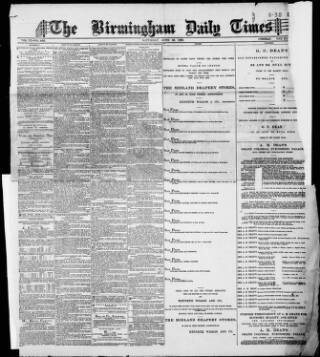 cover page of Birmingham Daily Times published on June 30, 1888