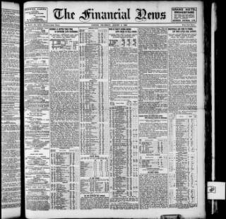 cover page of Financial News published on August 2, 1906