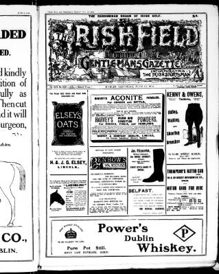cover page of Irish Field published on June 13, 1914
