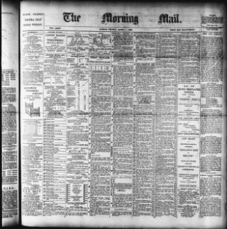 cover page of Morning Mail (Dublin) published on April 1, 1898