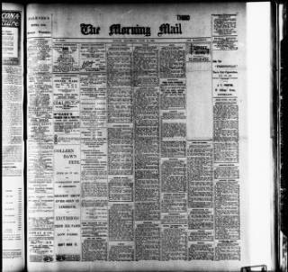 cover page of Morning Mail (Dublin) published on June 13, 1903