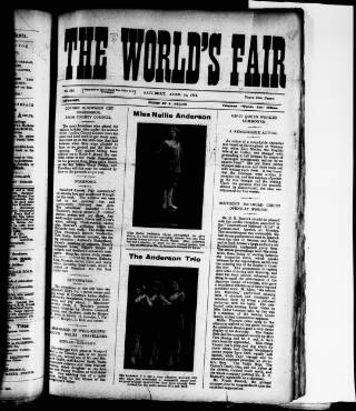 cover page of World's Fair published on April 1, 1911