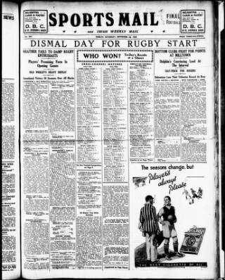 cover page of Warder and Dublin Weekly Mail published on September 28, 1935