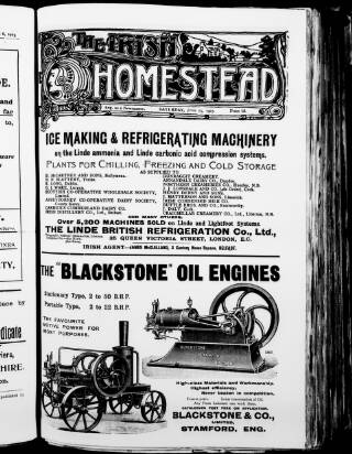 cover page of Irish Homestead published on June 13, 1903