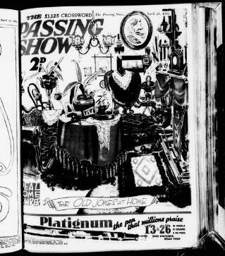 cover page of Passing Show published on April 25, 1931