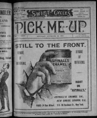 cover page of Pick-me-up published on November 25, 1899
