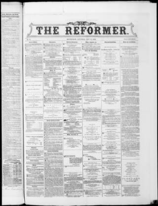 cover page of Reformer (Edinburgh) published on May 22, 1869