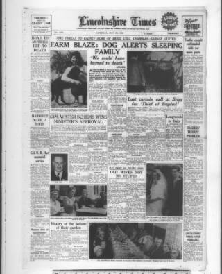 cover page of Hull Times published on May 22, 1965