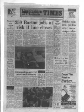 cover page of Hull Times published on April 1, 1977