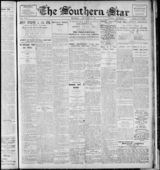 cover page of Southern Star (Skibbereen) published on November 2, 1907