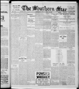 cover page of Southern Star (Skibbereen) published on May 22, 1909