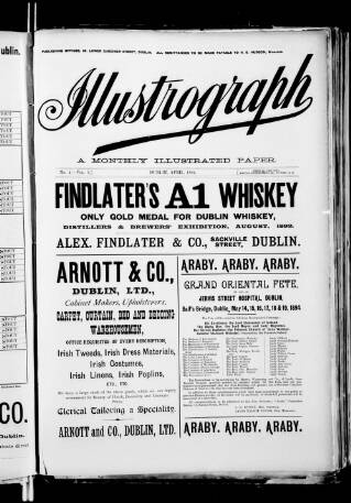 cover page of Illustrograph (Dublin) published on April 1, 1894