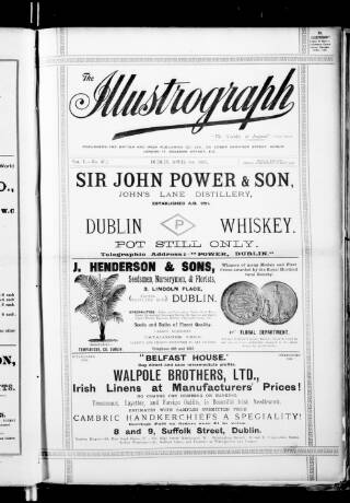 cover page of Illustrograph (Dublin) published on April 1, 1897