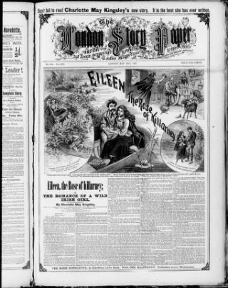 cover page of Fireside Companion published on May 22, 1897