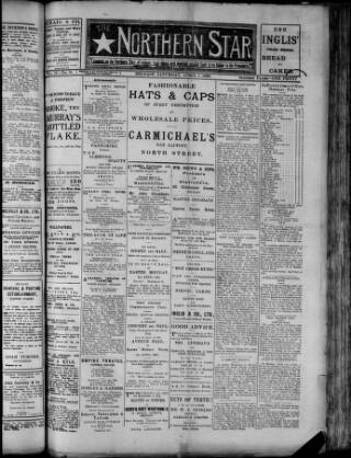 cover page of Northern Star (Belfast) published on April 1, 1899
