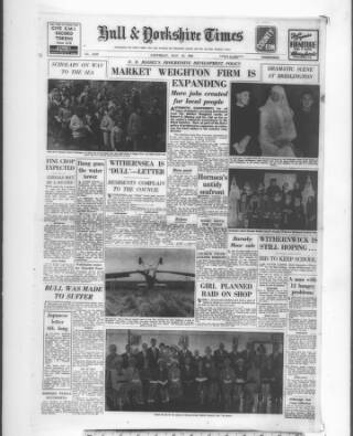 cover page of Hull and East Yorkshire Times published on May 22, 1965