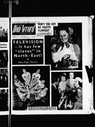cover page of Aberdeen Bon-Accord & Northern Pictorial published on May 22, 1958