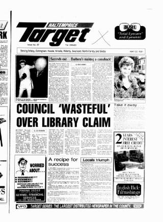 cover page of Haltemprice Target published on May 22, 1991