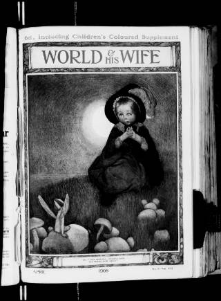 cover page of World and his Wife published on April 1, 1908