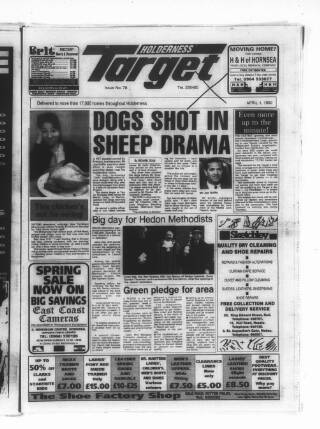 cover page of Holderness Target published on April 1, 1992