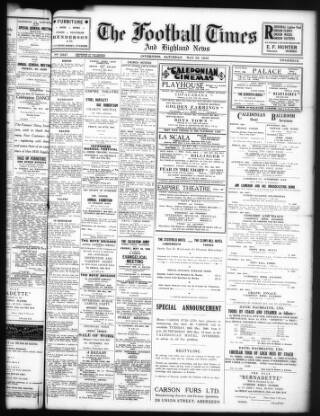 cover page of Highland News and Football Times published on May 22, 1948