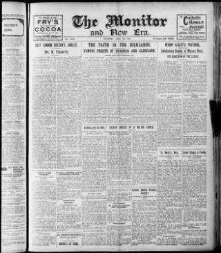 cover page of Monitor and New Era published on April 1, 1911