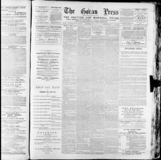 cover page of Govan Press and Weekly Advertiser for Govan & Kinning Park published on May 22, 1886