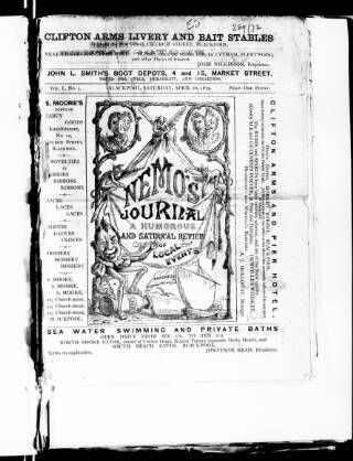 cover page of Blackpool Magpie published on April 26, 1879