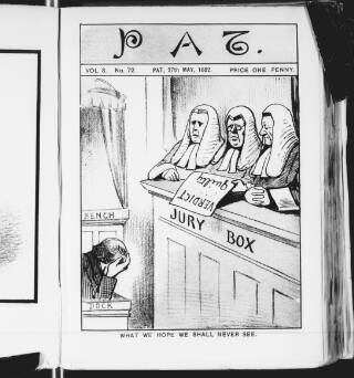 cover page of PAT (Dublin) published on May 27, 1882