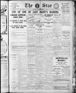cover page of Star published on April 1, 1916
