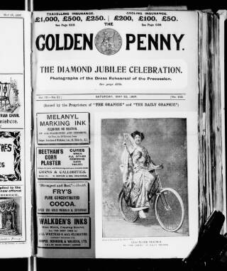 cover page of Golden Penny published on May 22, 1897