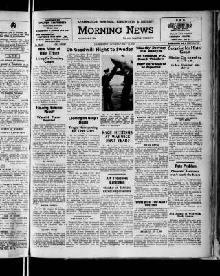 cover page of Leamington, Warwick, Kenilworth & District Daily Circular published on May 22, 1948