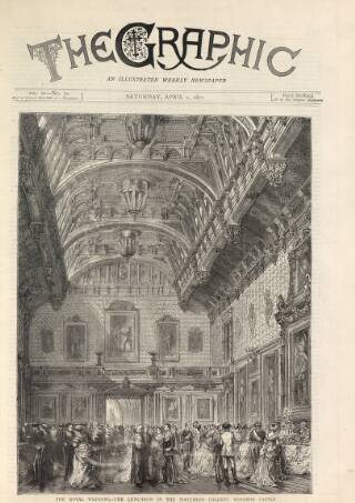 cover page of The Graphic published on April 1, 1871