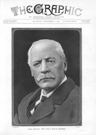 cover page of The Graphic published on November 2, 1907