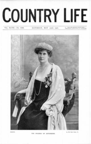 cover page of Country Life published on May 22, 1920