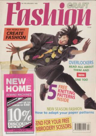 cover page of Fashion and Craft (Creative Needlecraft) published on April 1, 1992